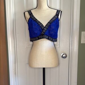Torrid Blue Lace Bralette